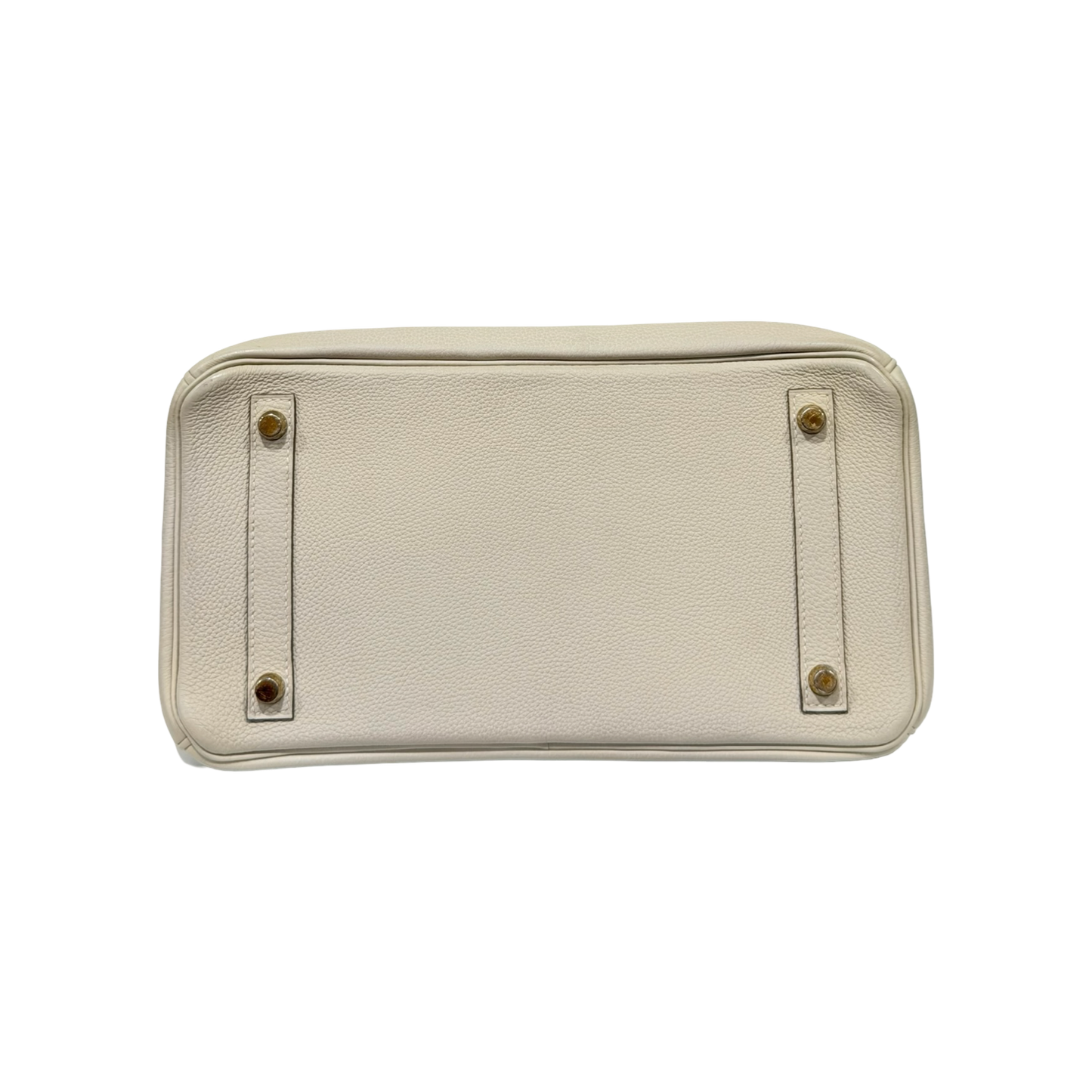 Hermes Togo Birkin 30 Bag - GHW / White