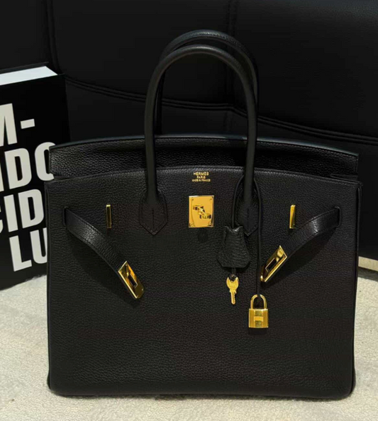 Hermes Togo Birkin 35 - GHW / Black