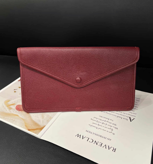 Chanel Caviar Long Pochette - Burgundy