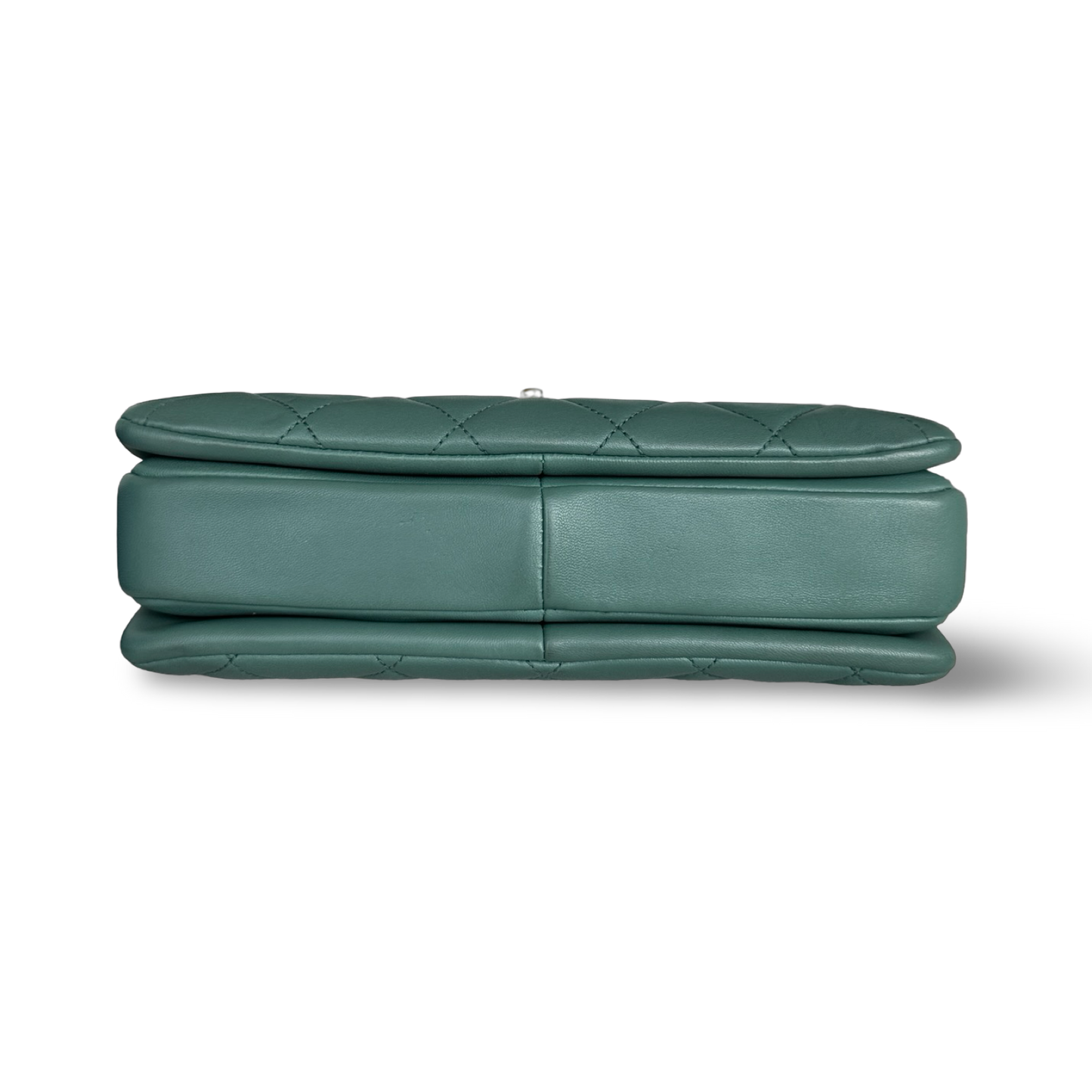 Chanel Classic Lambskin Small Treny CC Flap - GHW / Lake Blue