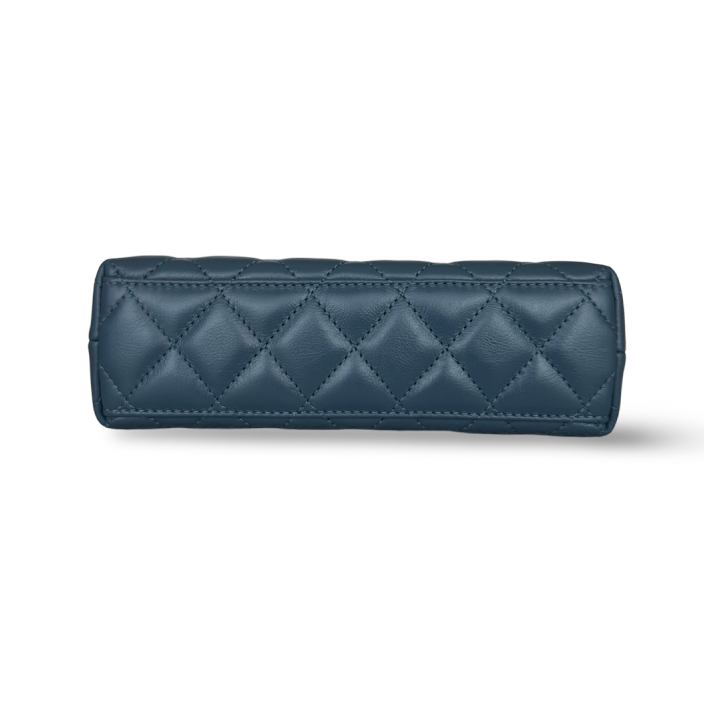 Chanel Shiny Lambskin Small Kelly Bag - GHW / Ash Blue