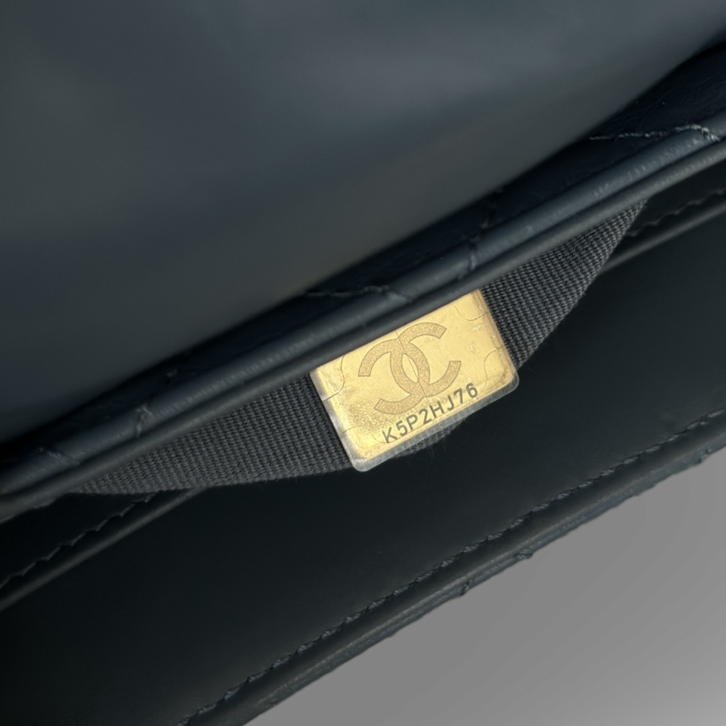 Chanel Shiny Lambskin Small Kelly Bag - GHW / Ash Blue