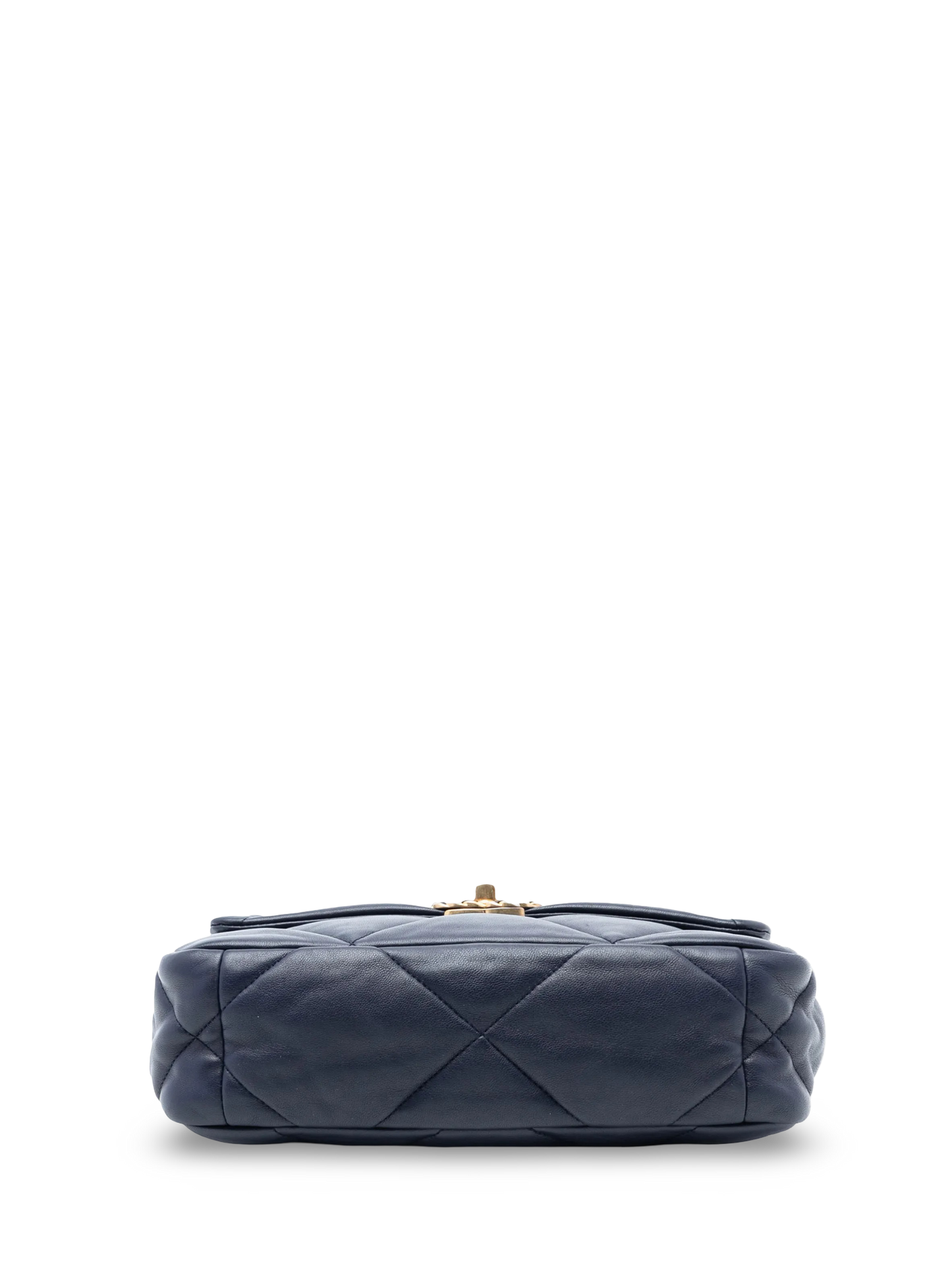 Chanel Quilted Calfskin Medium 19 Bag - GHW / Navy