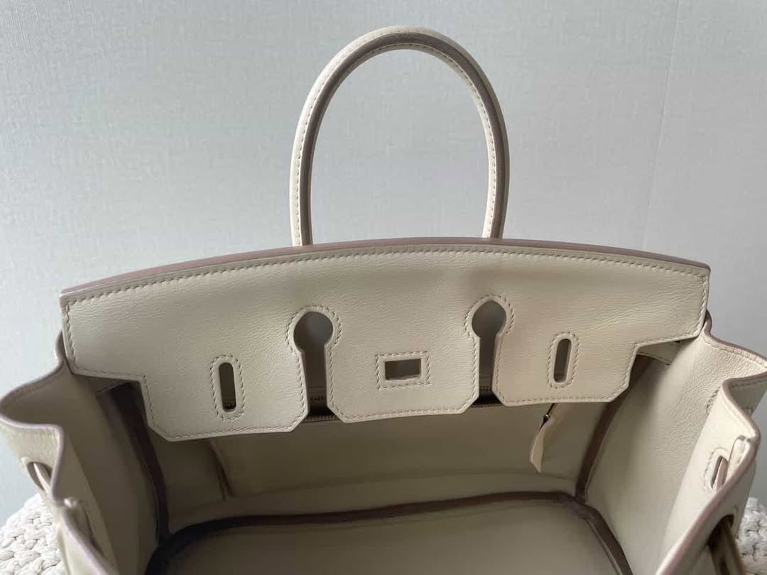 Hermes Swift Birkin 25 - GHW /Craie