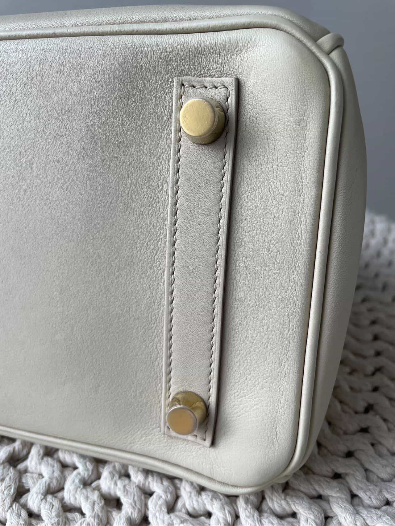 Hermes Swift Birkin 25 - GHW /Craie