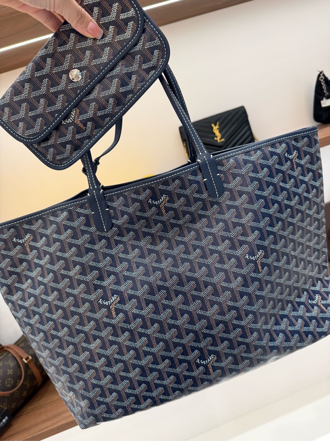 Goyard PM Tote bag - Navy