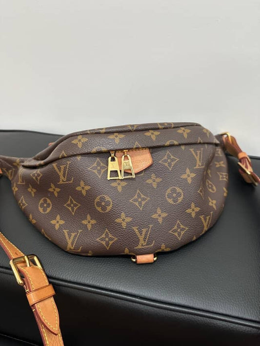 Louis Vuitton Monogram Bum Bag Waist Bag- GHW / Brown