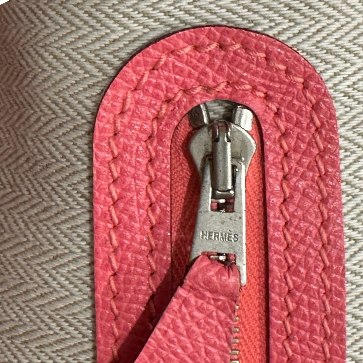 Hermes Epsom Garden Party 36 MM Bag - SHW / Pink