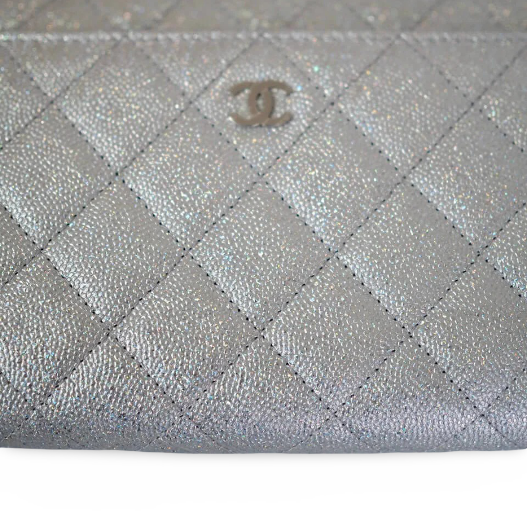 Chanel Quilted Caviar WOC Bag - SHW / Sliver