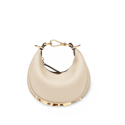 Fendi Nano Fendigraphy Hobo bag - GHW / White