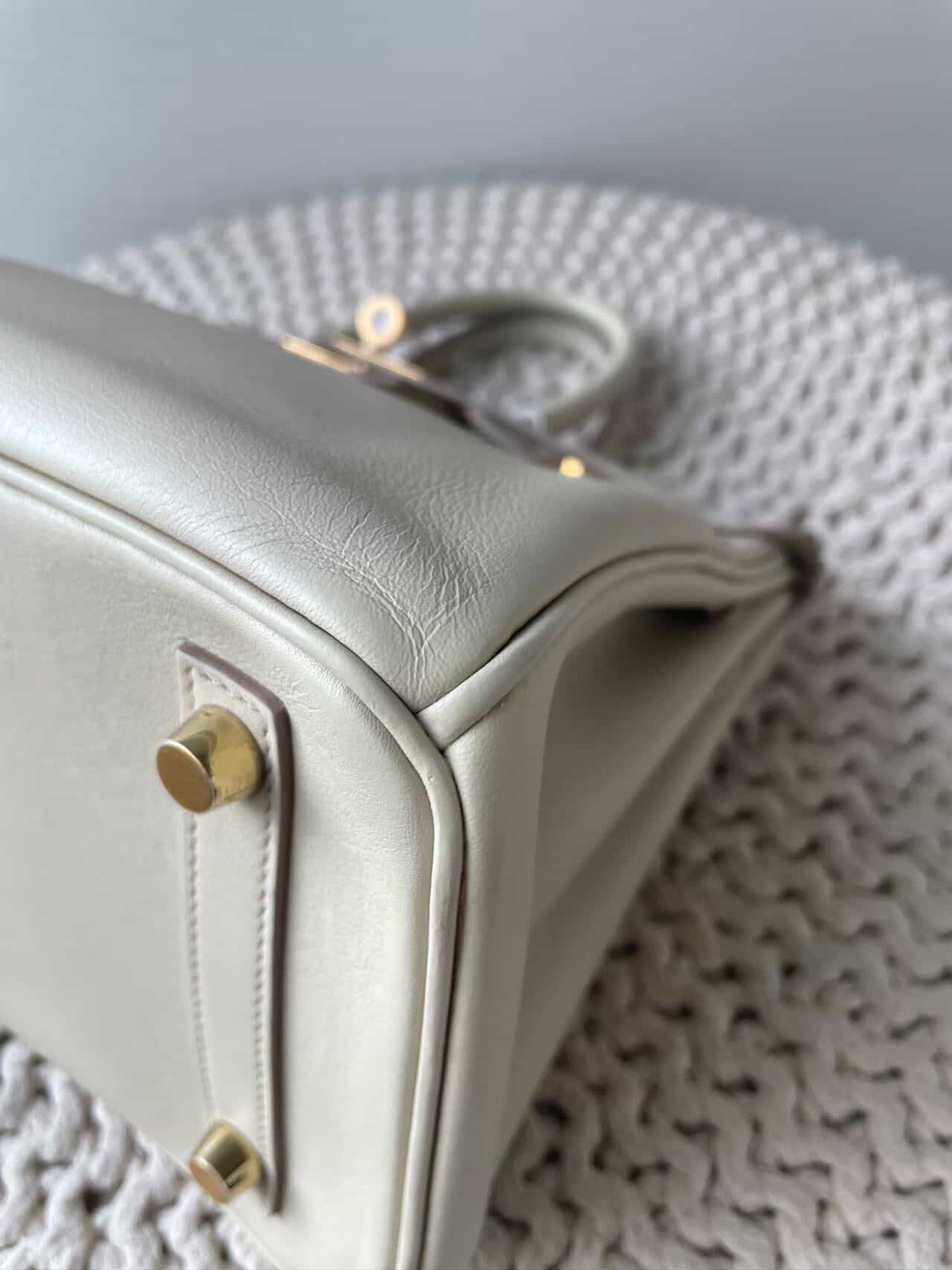 Hermes Swift Birkin 25 - GHW /Craie