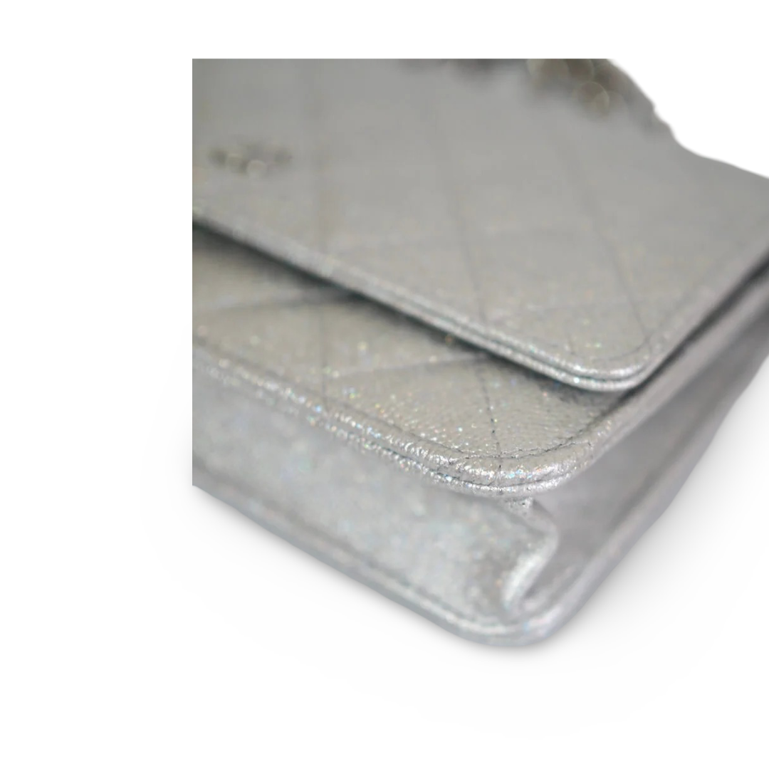 Chanel Quilted Caviar WOC Bag - SHW / Sliver