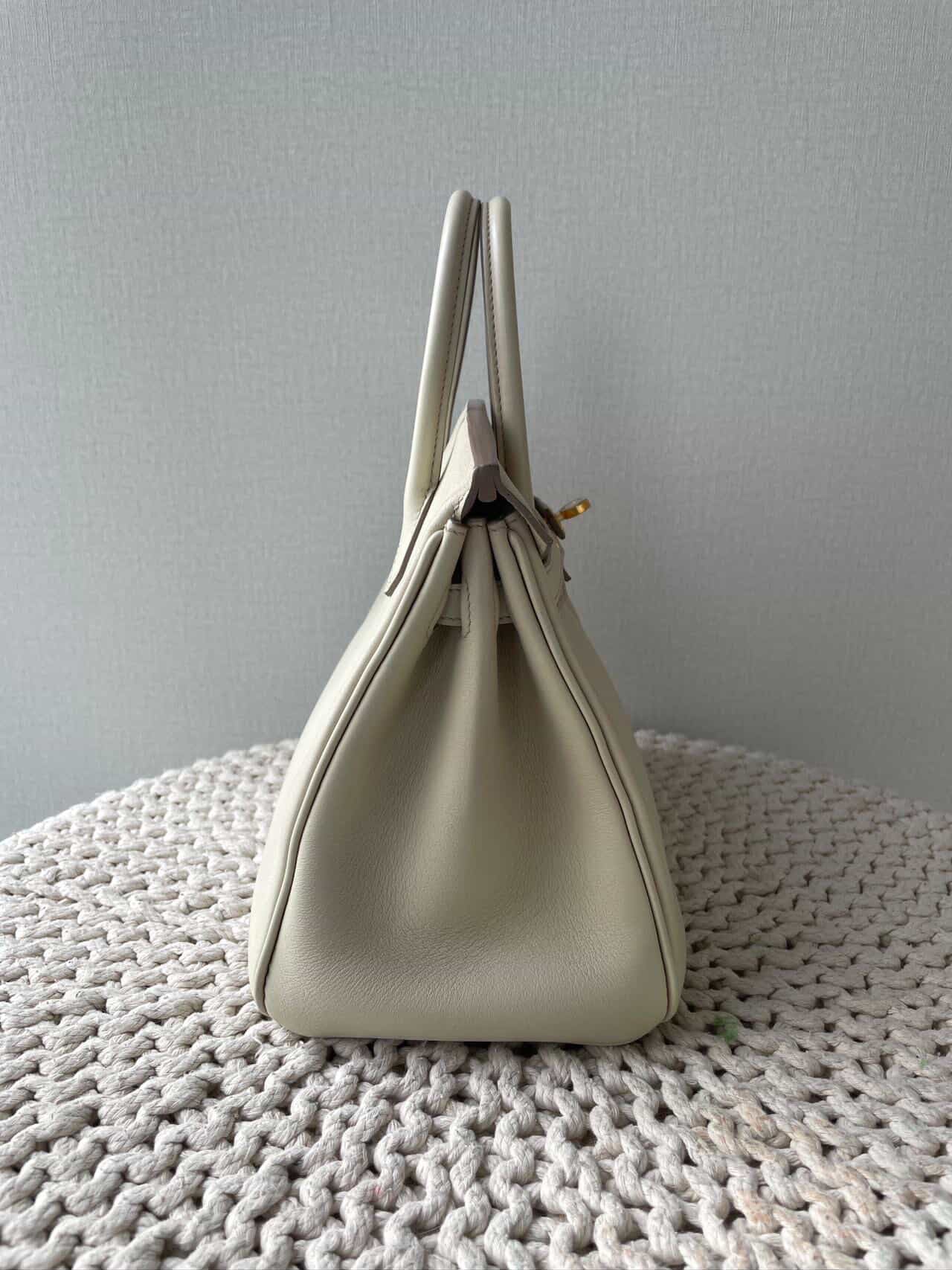 Hermes Swift Birkin 25 - GHW /Craie