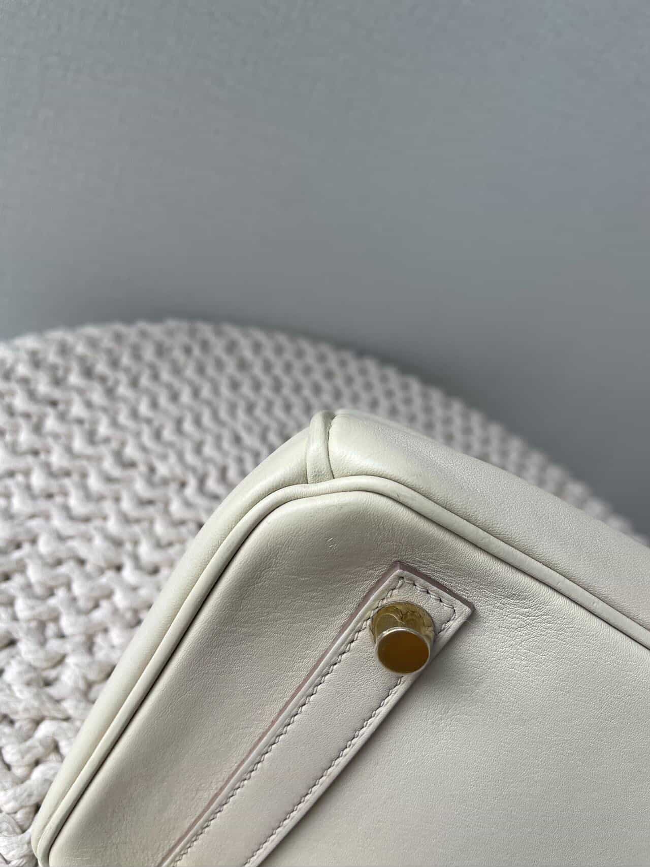 Hermes Swift Birkin 25 - GHW /Craie