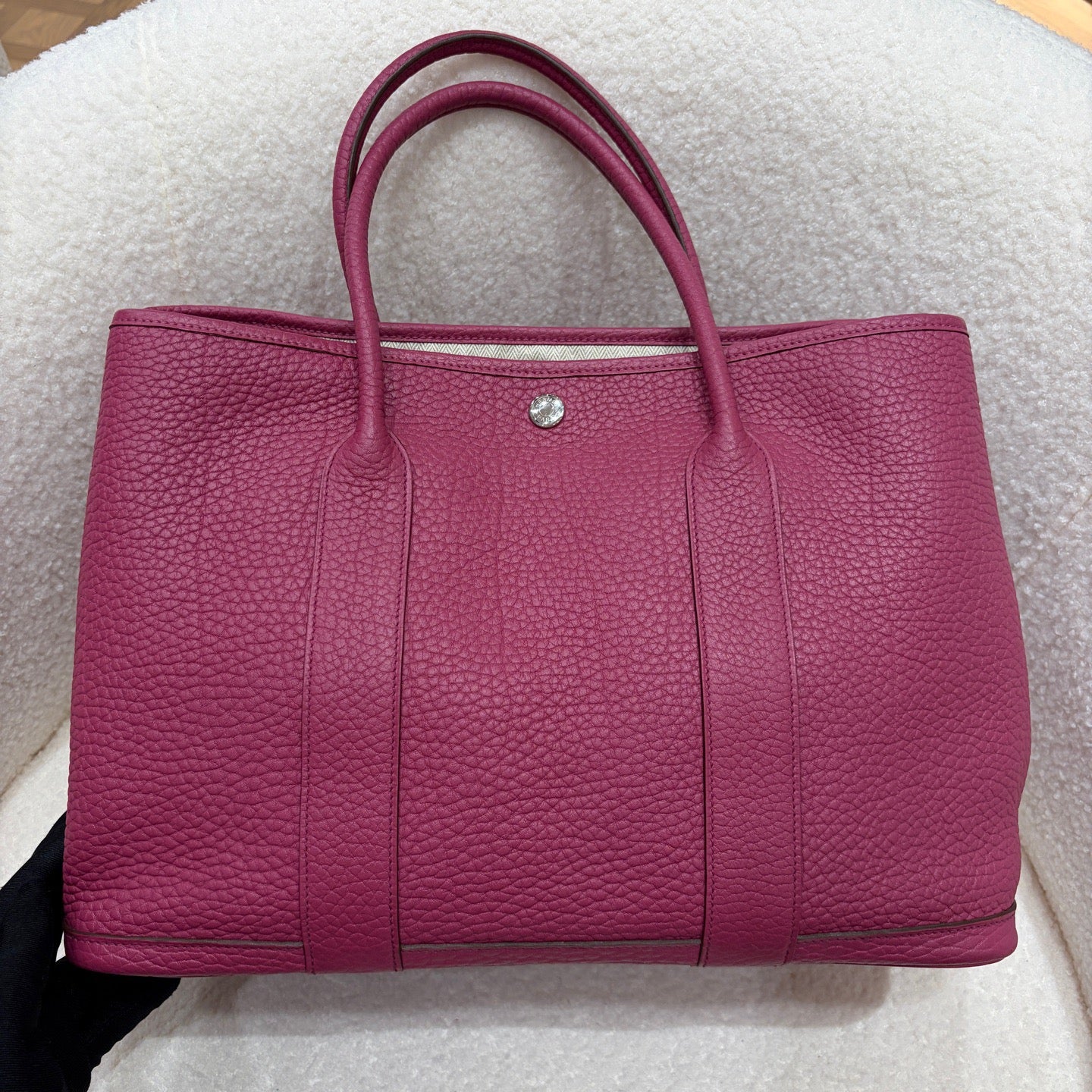Hermes Togo Garden Tote - SHW / Rose Pink