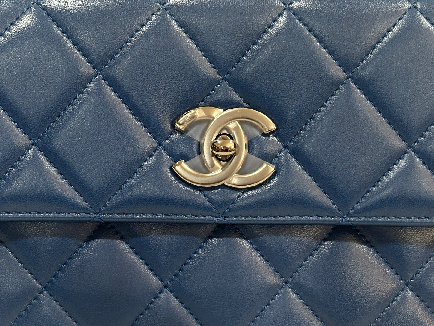 Chanel Classic Lambskin Trendy CC Blue