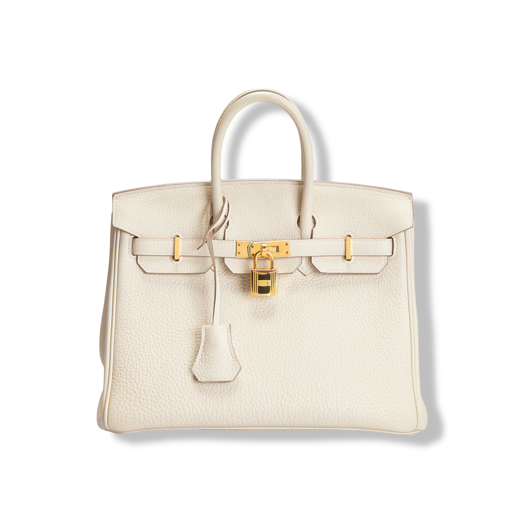 Hermes Togo Birkin 30 Bag - GHW / Craie