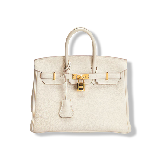 Hermes Togo Birkin 30 Bag - GHW / Craie