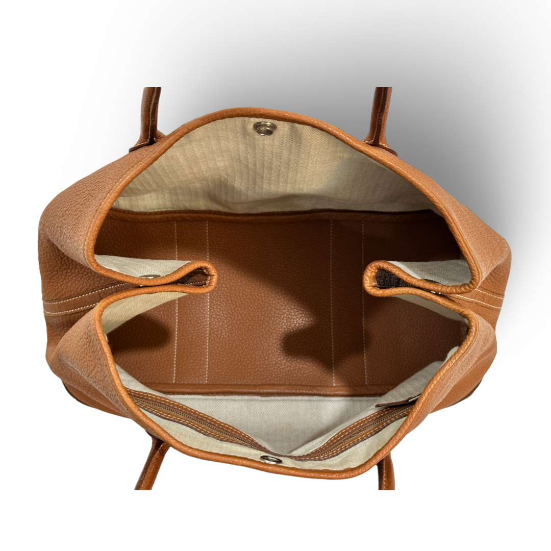 Hermes Negonda Garden Party 36 MM Sliver Brown
