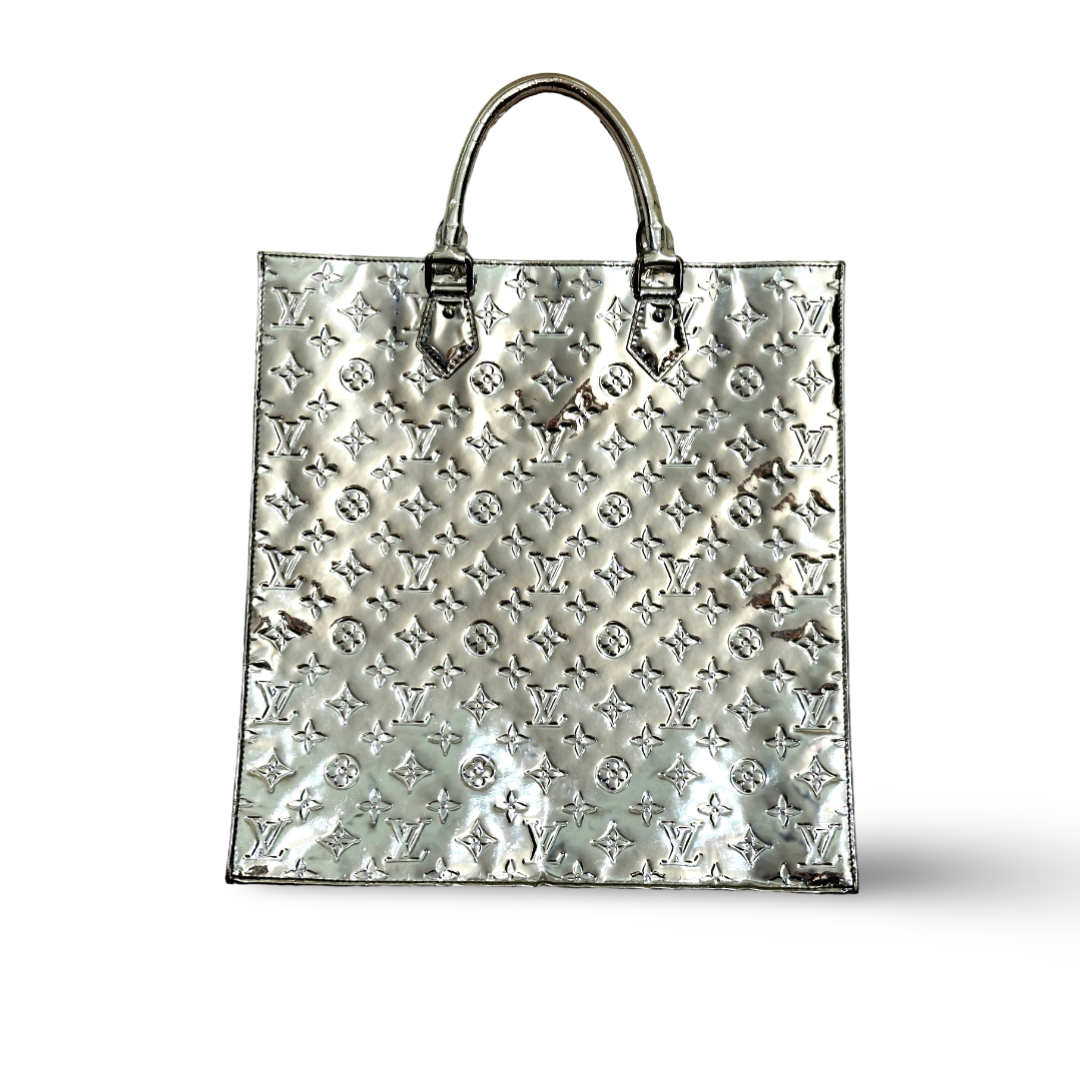 Louis Vuitton Monogram Mirror Sac Plat Sliver