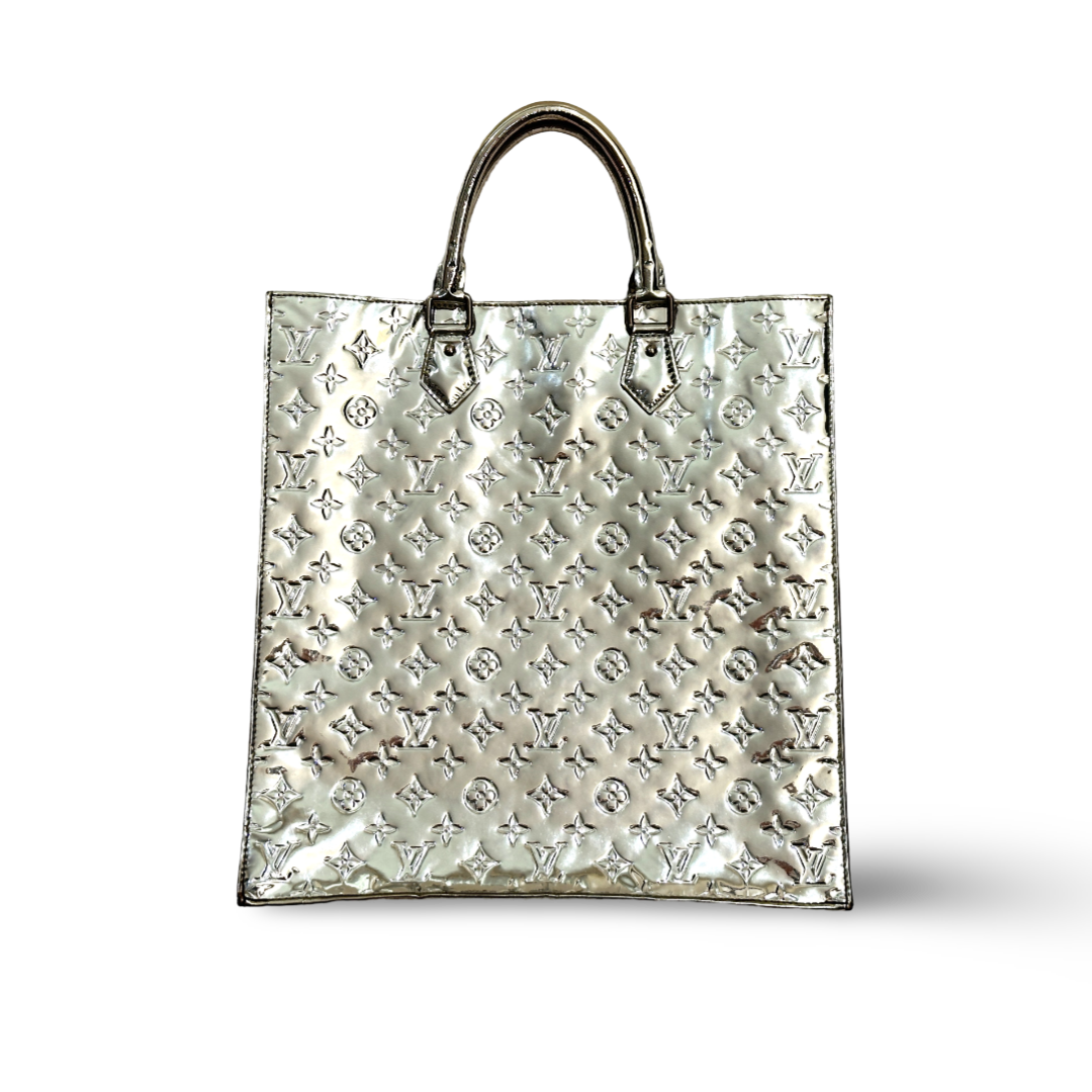 Louis Vuitton Monogram Mirror Sac Plat Sliver