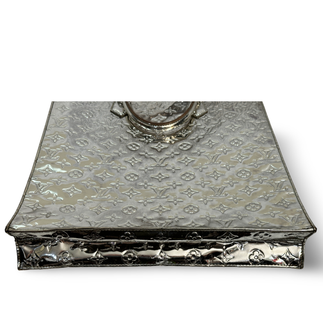 Louis Vuitton Monogram Mirror Sac Plat Sliver