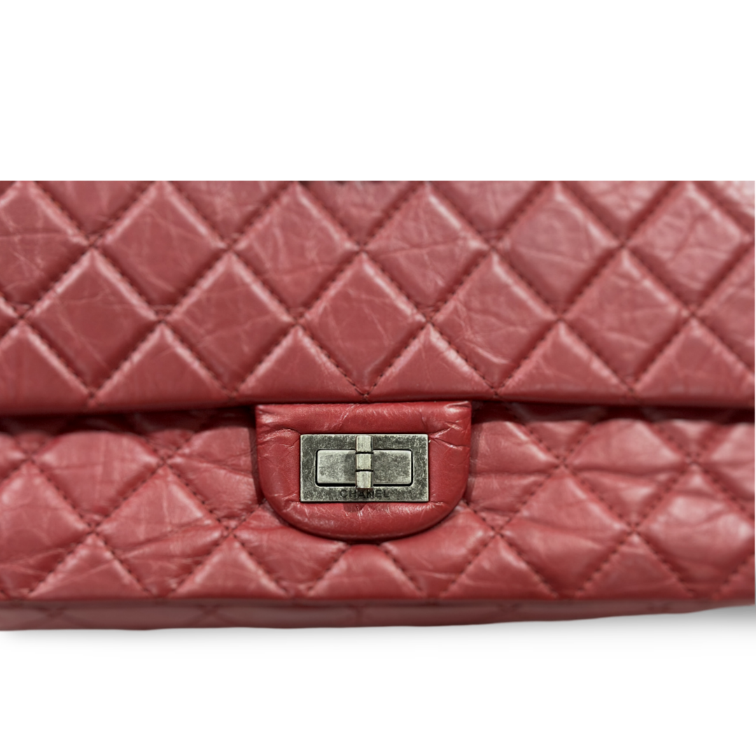 Chanel Quilted Aged Calfskin 226 Reissue 2.55 Flap Bag Red