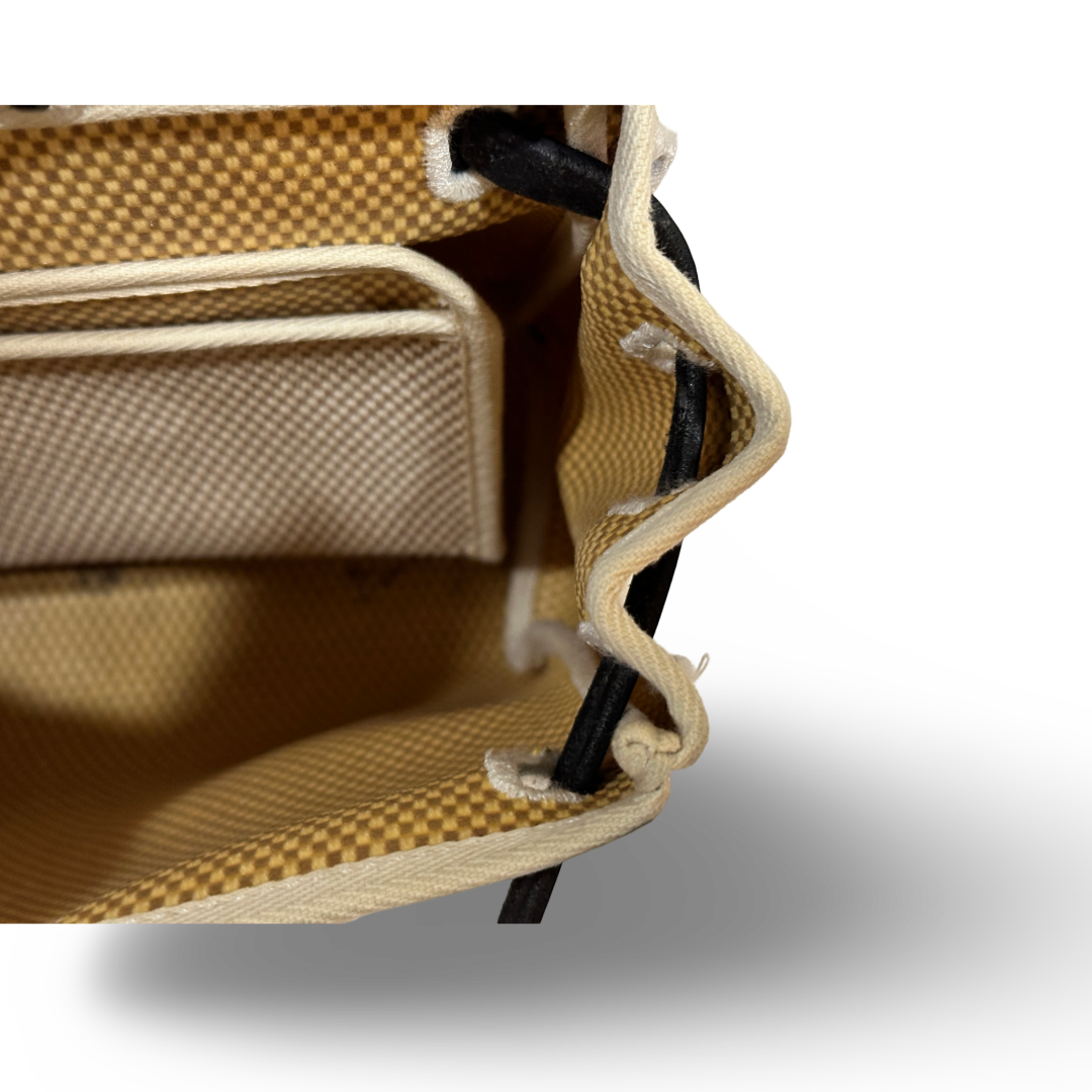 Hermes Canvas Herbag PM Bag Black