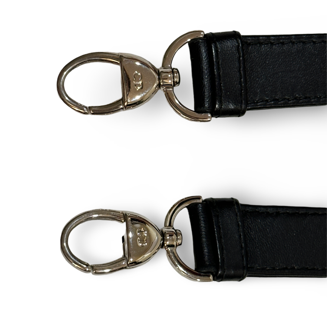 Dior Cannage Lambskin Medium Lady Bag Black