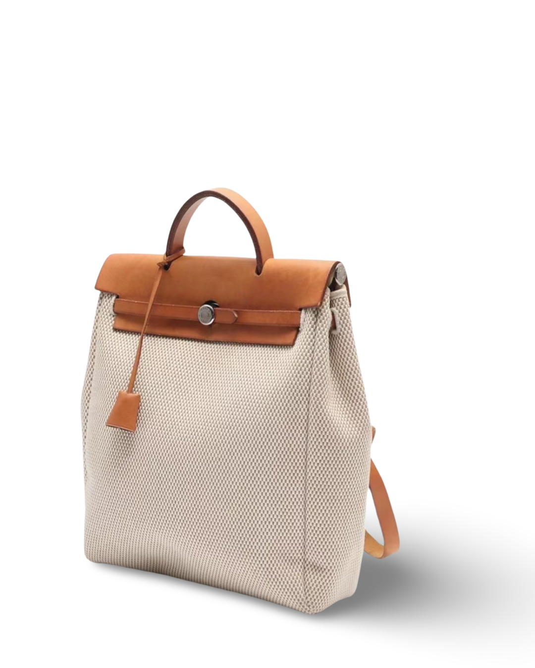 Hermes Canvas GM Herbag Naurel Backpack
