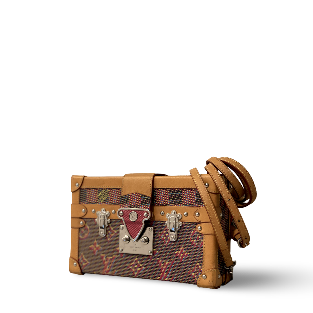Louis Vuitton Monogram Pop Petite Malle Beige Pink Box