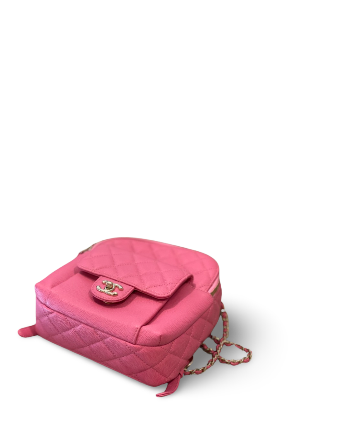 Chanel Caviar Quilted Small CC Day Barbie Pink Backpack