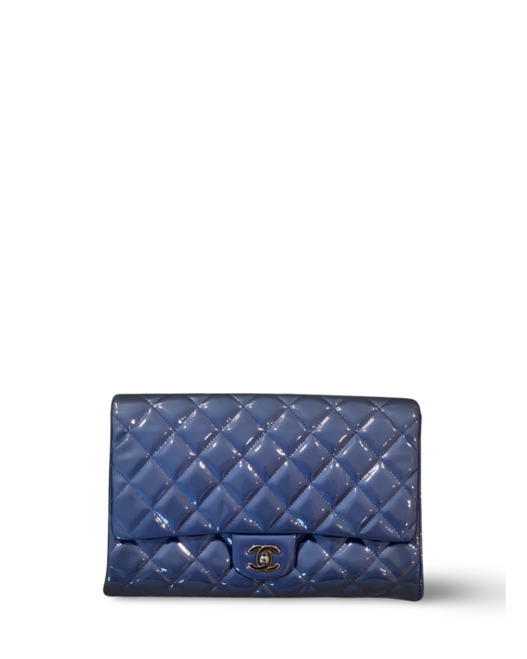 Chanel Classic Quilted Timeless Chain Blue Flap