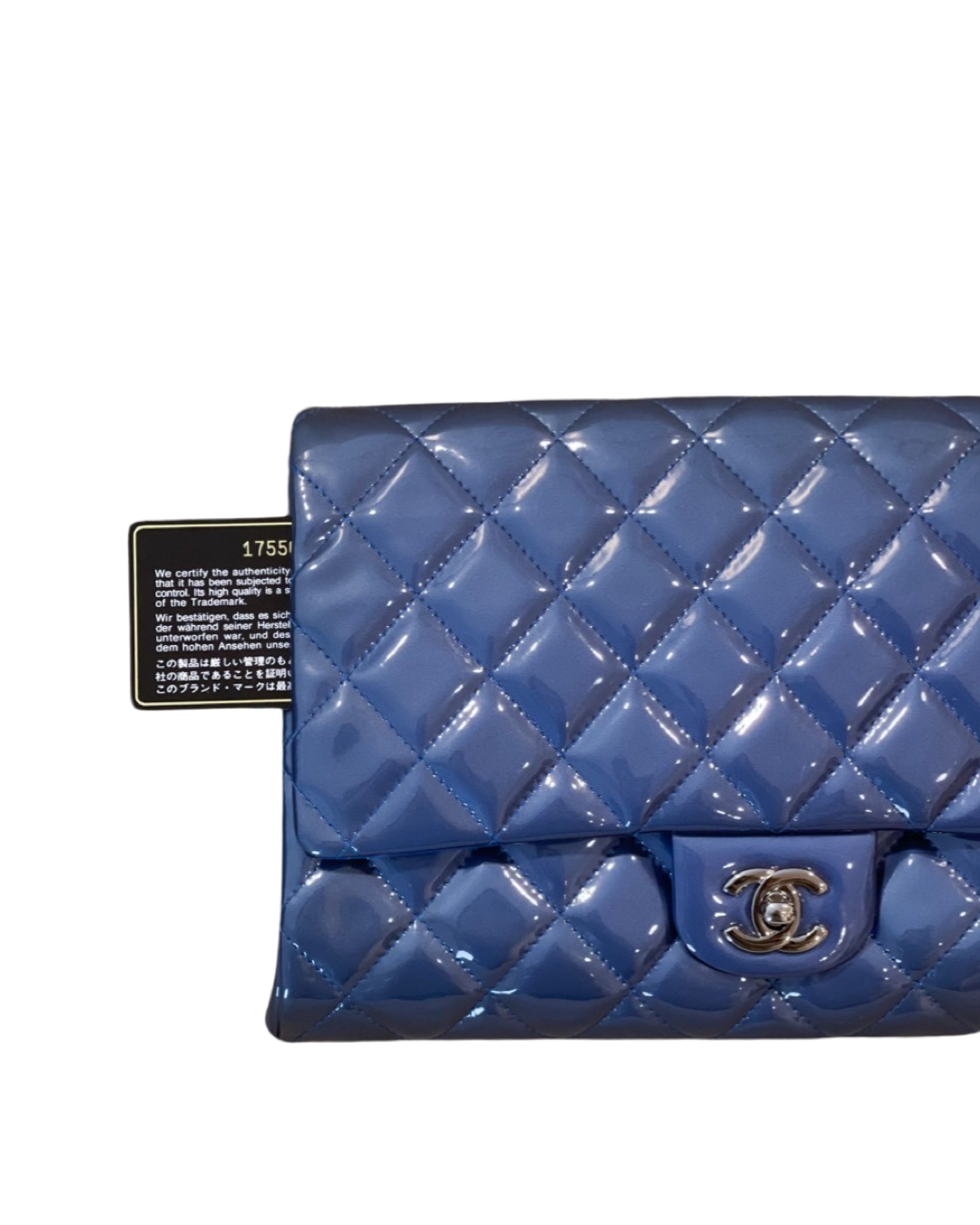Chanel Classic Quilted Timeless Chain Blue Flap
