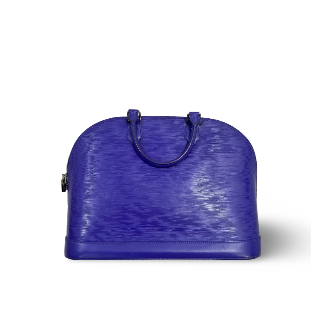Louis Vuitton Epi Alma PM Purple Bag
