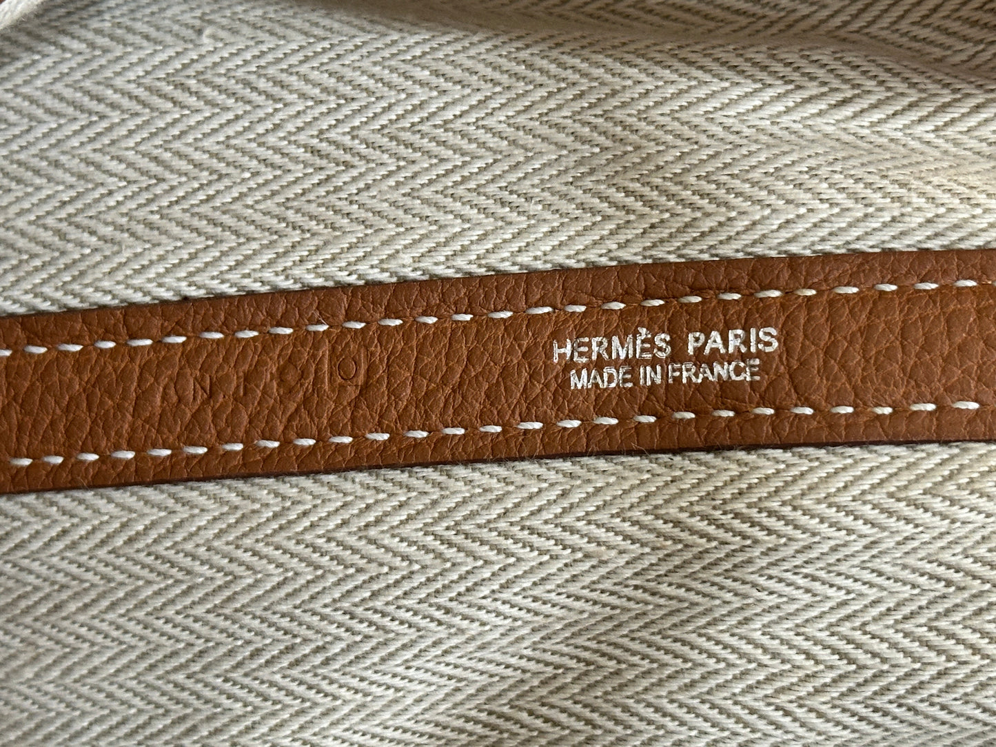 Hermes Negonda Garden Party 36 MM Sliver Brown