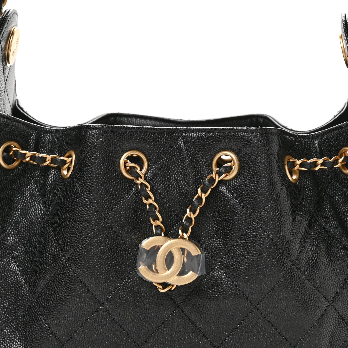 Chanel Quilted Caviar Mini 25bag - GHW/ Black