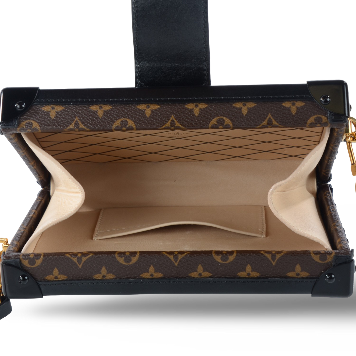 Louis Vuitton Monogram Petite Malle Bag - GHW / Brown