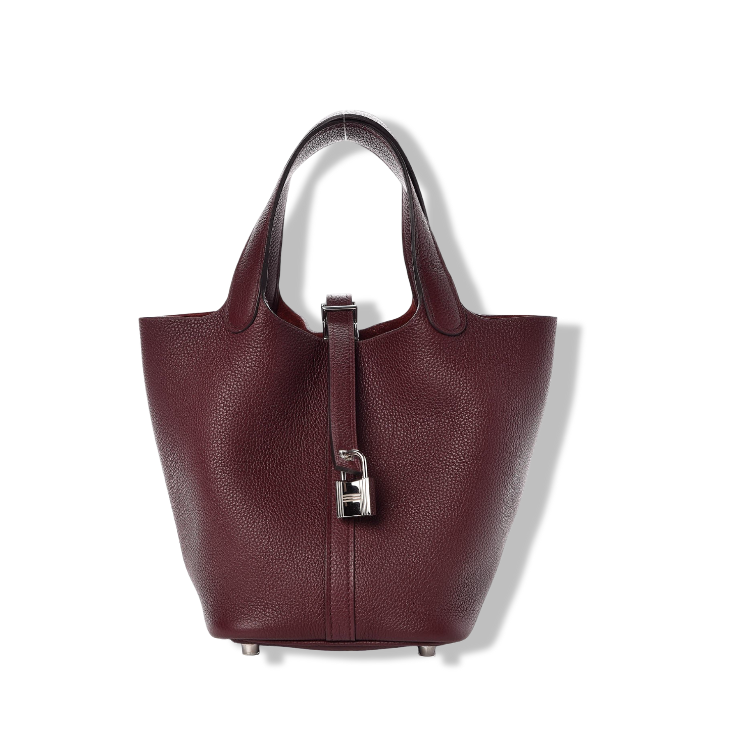 Hermes Togo Picotin Lock 18 bag - SHW / Bordeaux