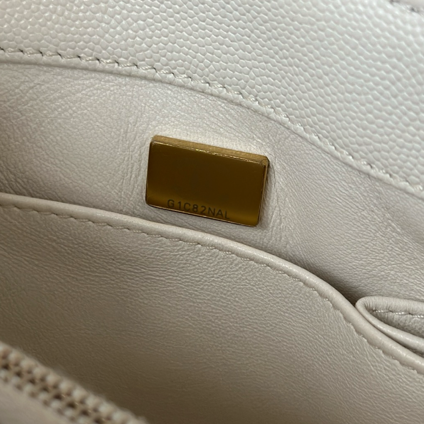 Chanel Classic Caviar Medium Coco Handle Bag  - GHW / White