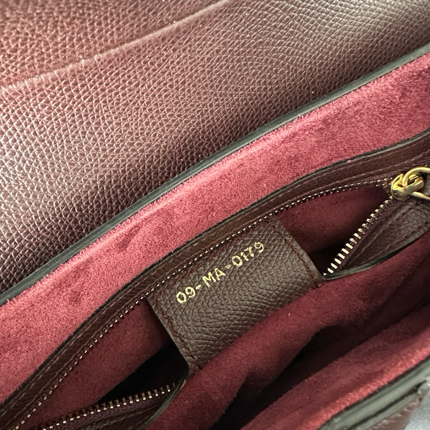 Dior Caviar Medium Saddle Bag w/ Logo Strap - GHW / Burgundy