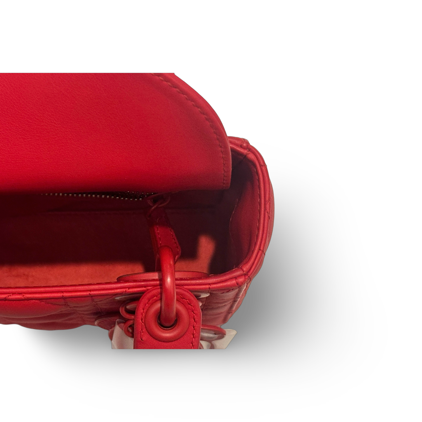 Dior Classic Matte Mini Lady Bag Red