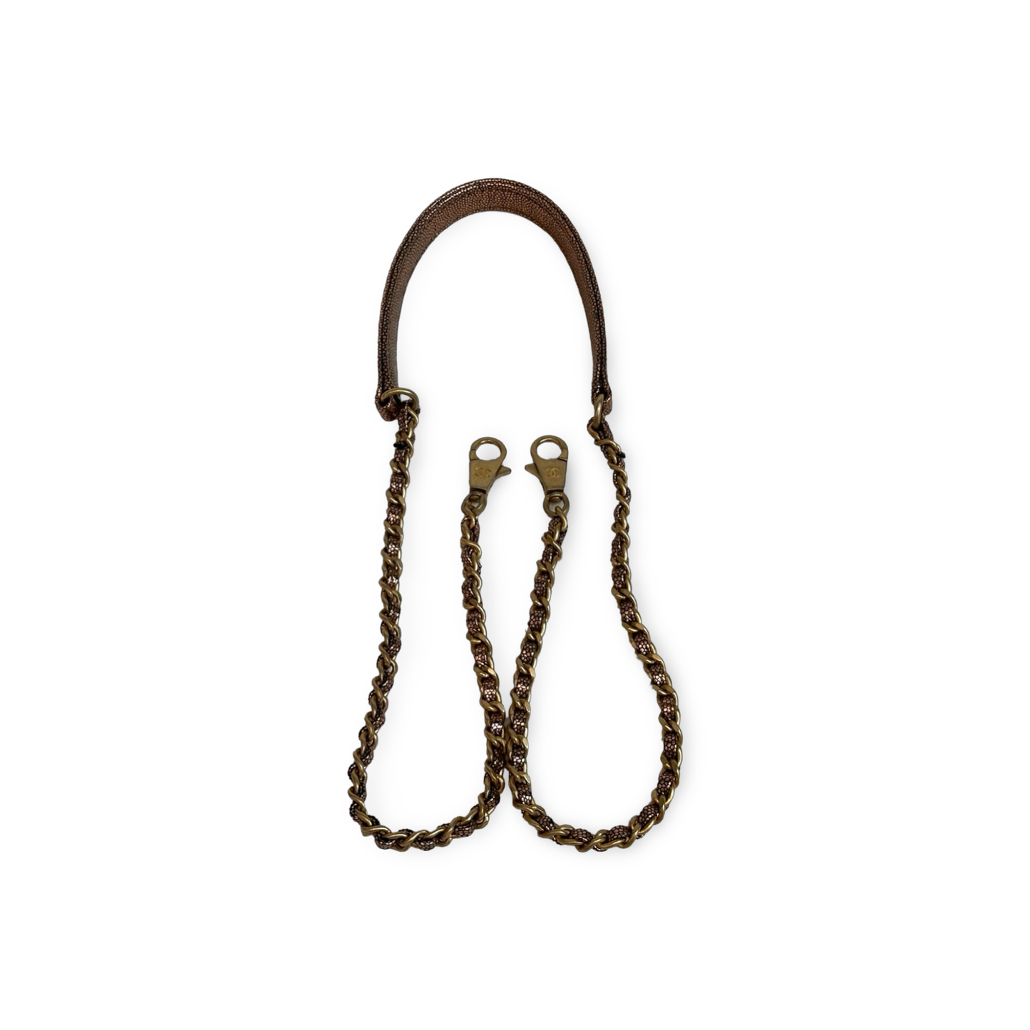 Chanel Caviar Medium Coco Handle Flap Bronze