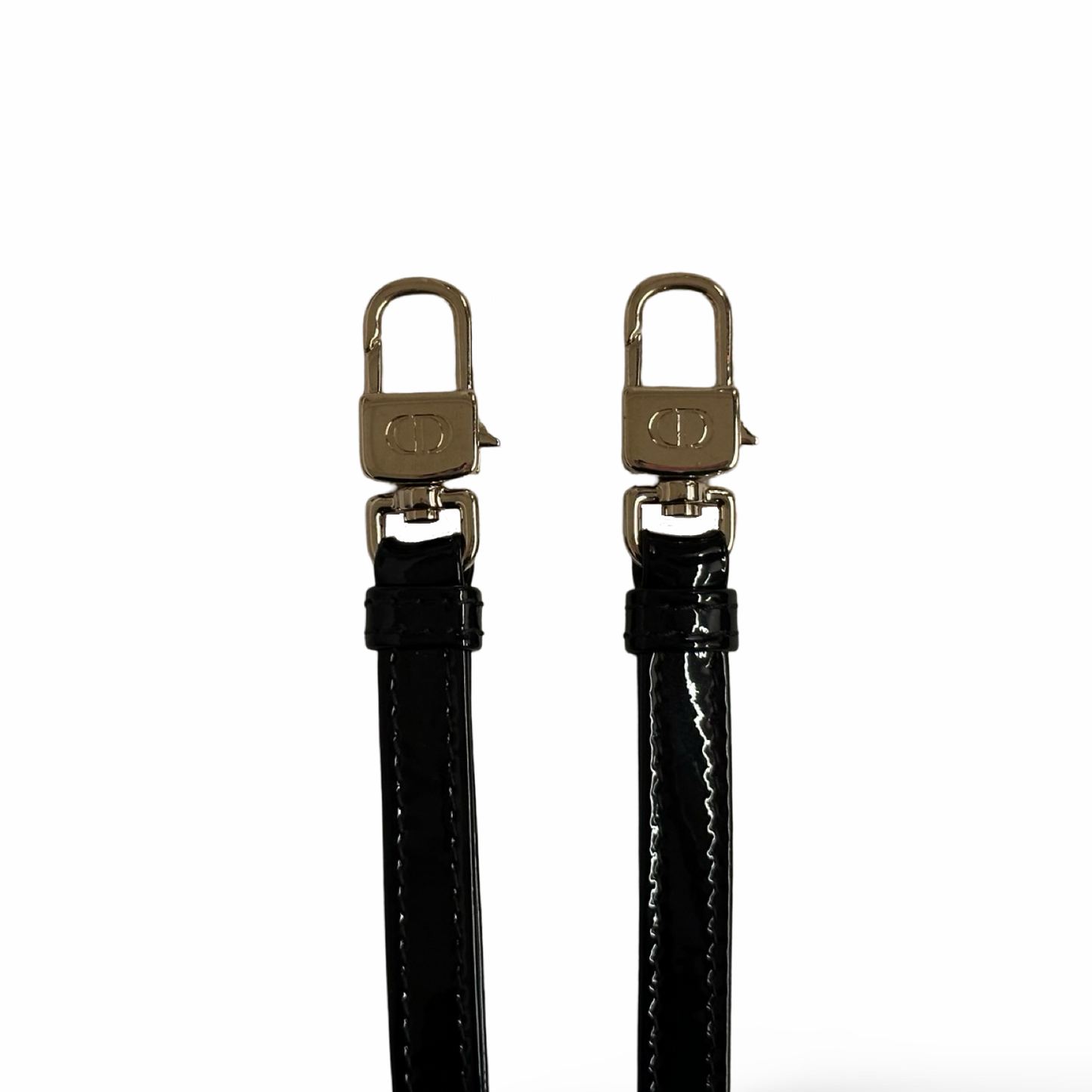Dior Classic Patent Mini D-Joy Lady Bag - GHW / Black