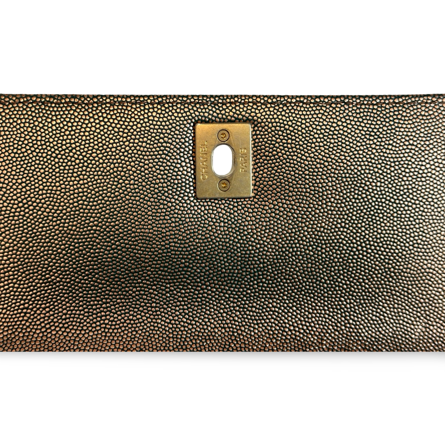 Chanel Caviar Medium Coco Handle Flap Bronze