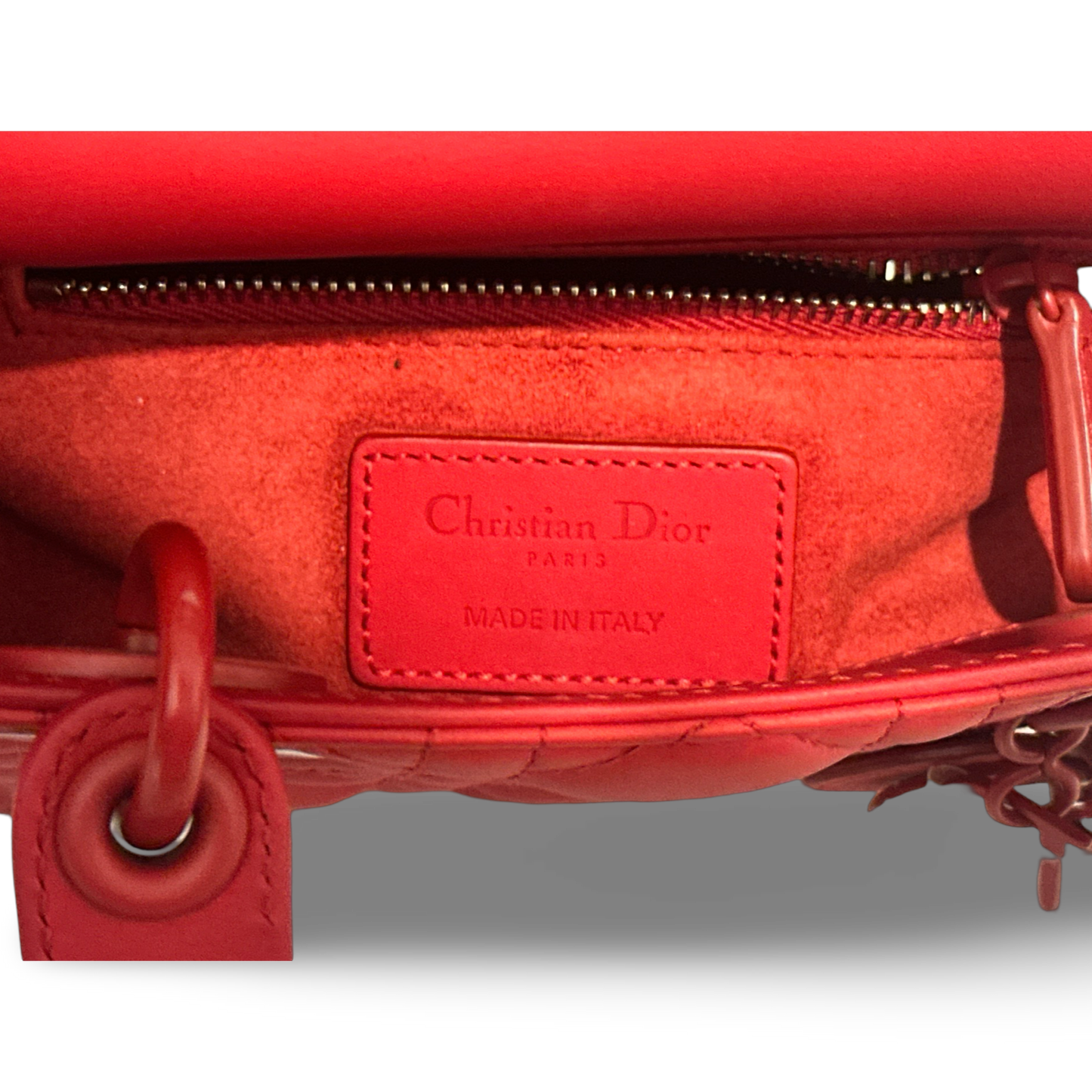 Dior Classic Matte Mini Lady Bag Red