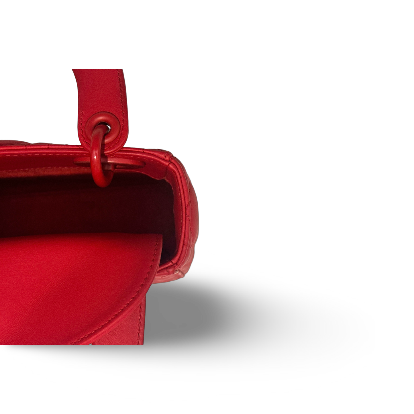 Dior Classic Matte Mini Lady Bag Red