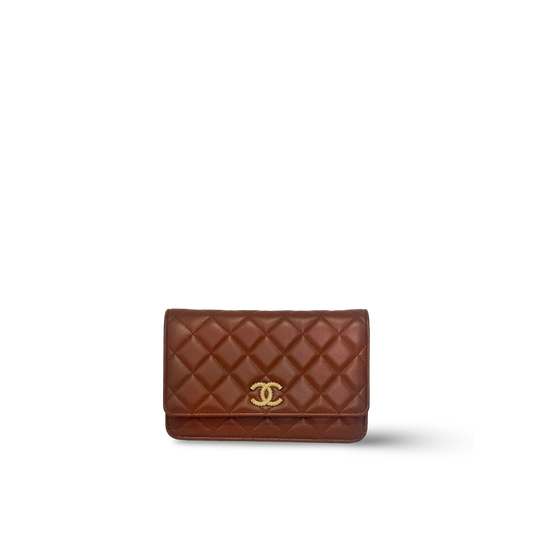 Chanel Classic Lambskin WOC - GHW / Brown