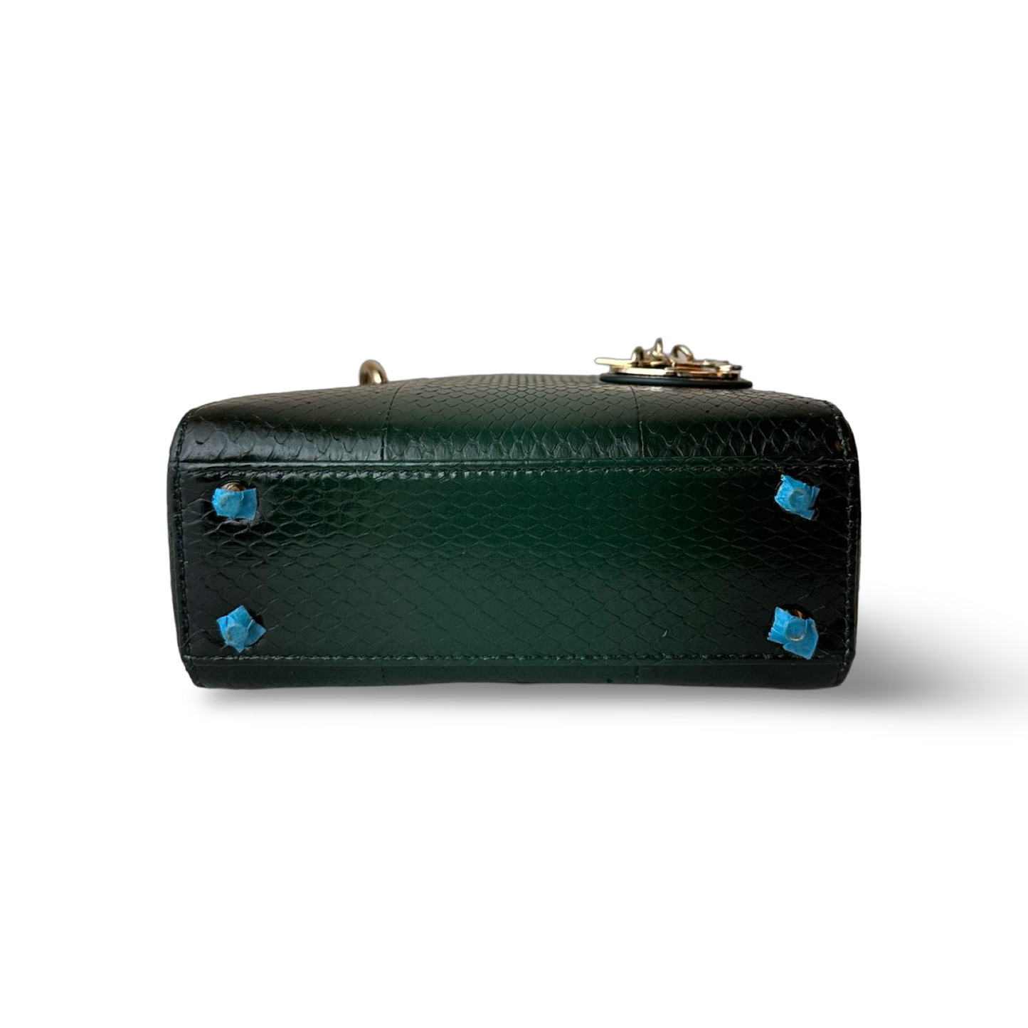 Dior Sneak Skin Mini Lady Bag - GHW / Green