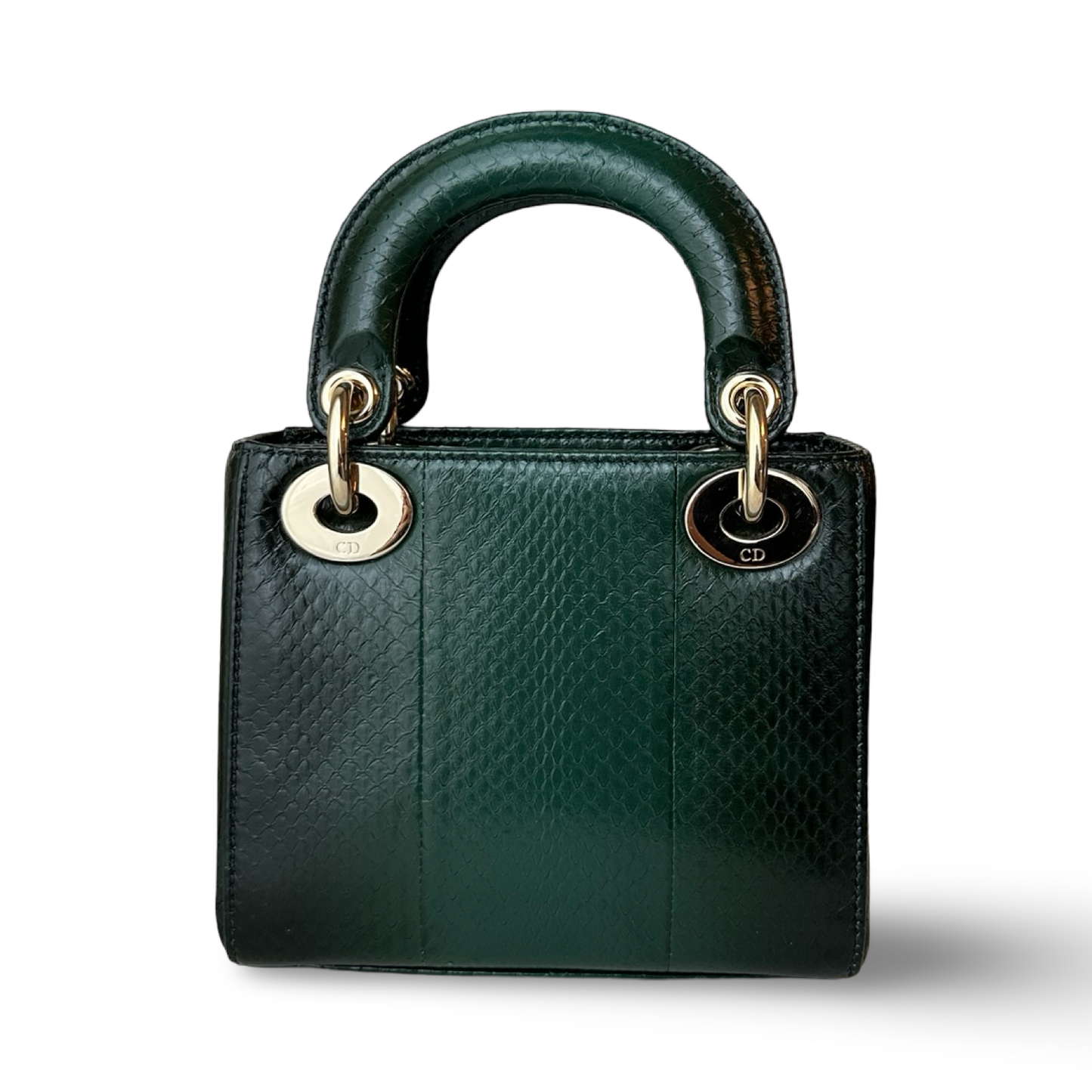 Dior Sneak Skin Mini Lady Bag - GHW / Green